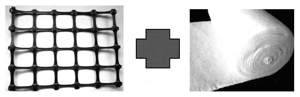 土工格栅复合反滤土工布用于处理一般软基